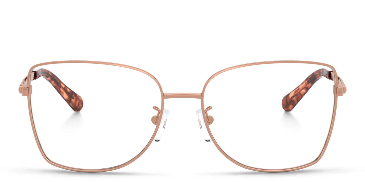 Shop Michael Kors Memphis Butterfly Eyeglasses in Rose Gold online.