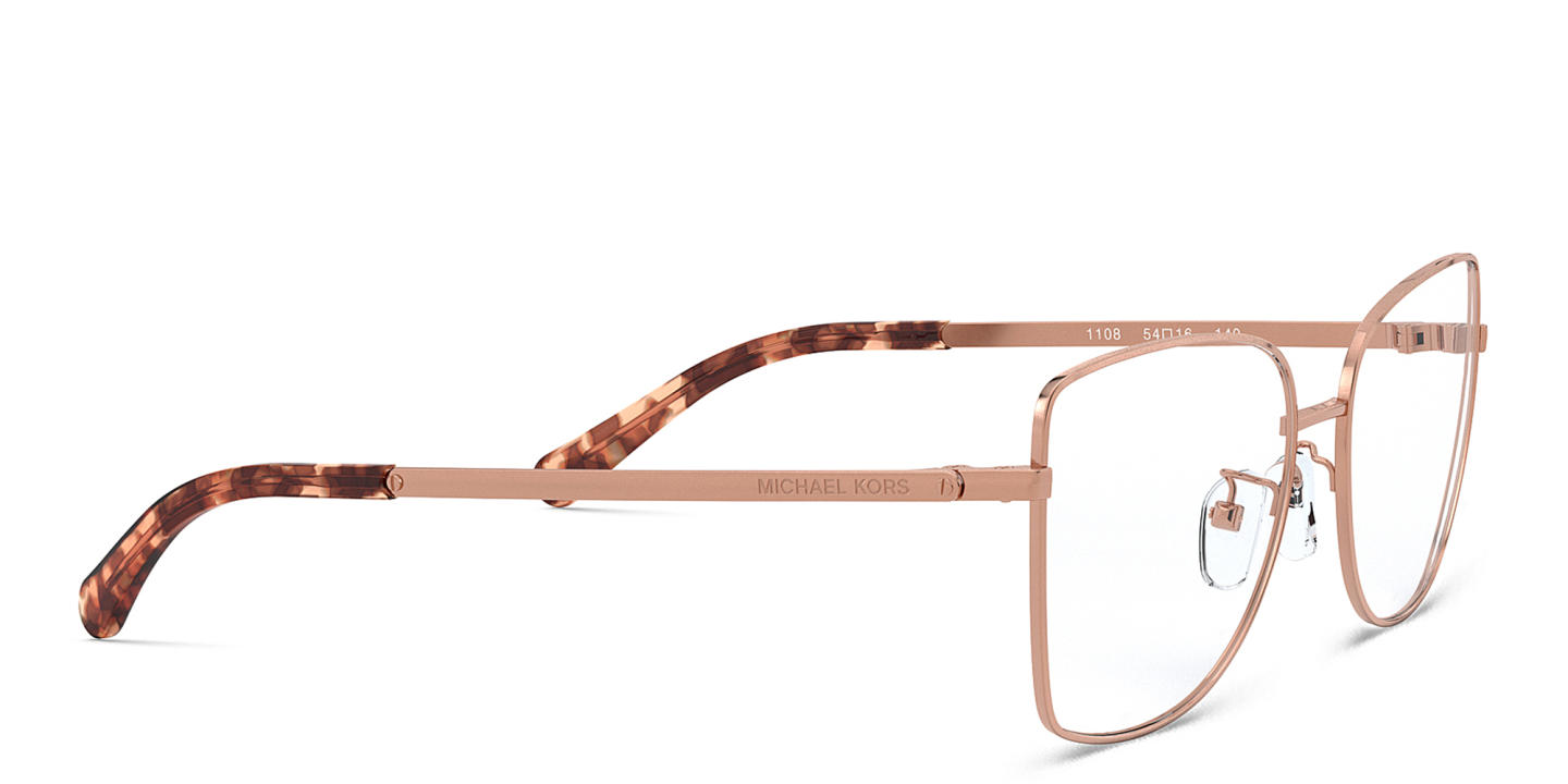 Michael Kors Memphis Butterfly Eyeglasses in Gold – Product Photo 3