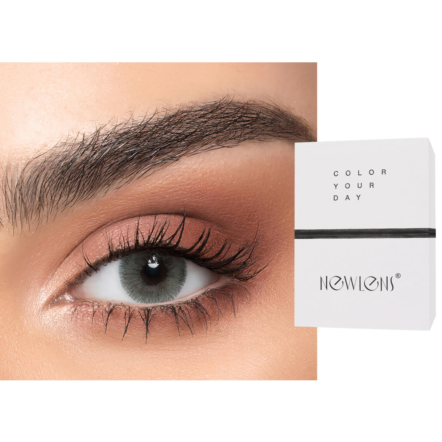 NEWLENS Monthly Color Contact Lenses in Mint – Product Photo 0