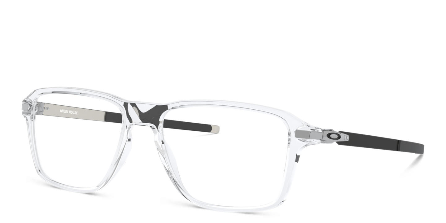 Oakley Wheel House Square Eyeglasses in Black – Product Photo 1