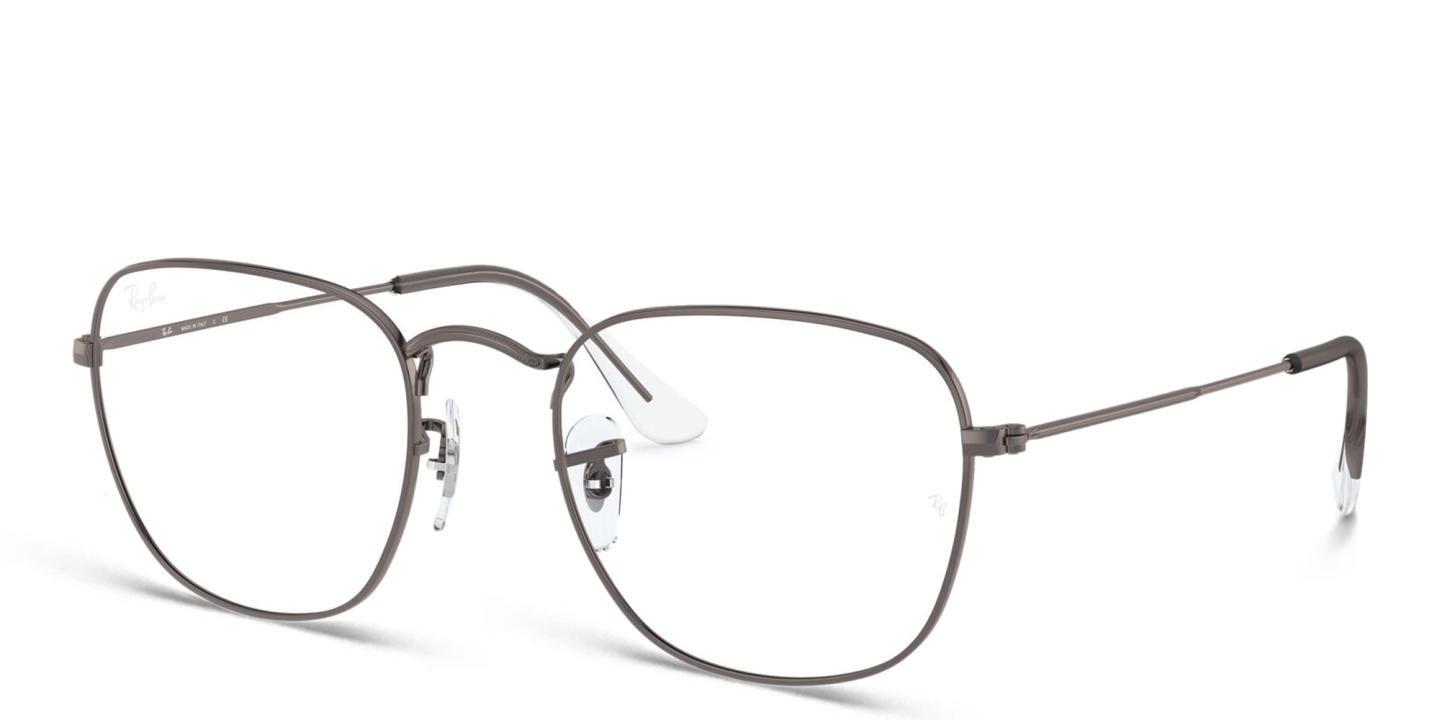 Ray-Ban Frank Unisex Square Eyeglasses in Gunmetal – Product Photo 2