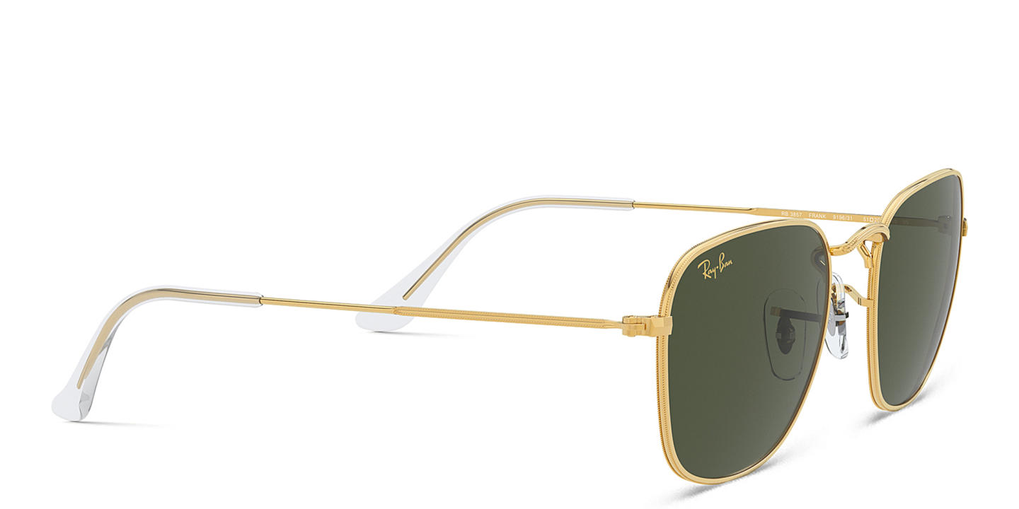 Ray-Ban Frank Square Sunglasses in Gold – Product Photo 4