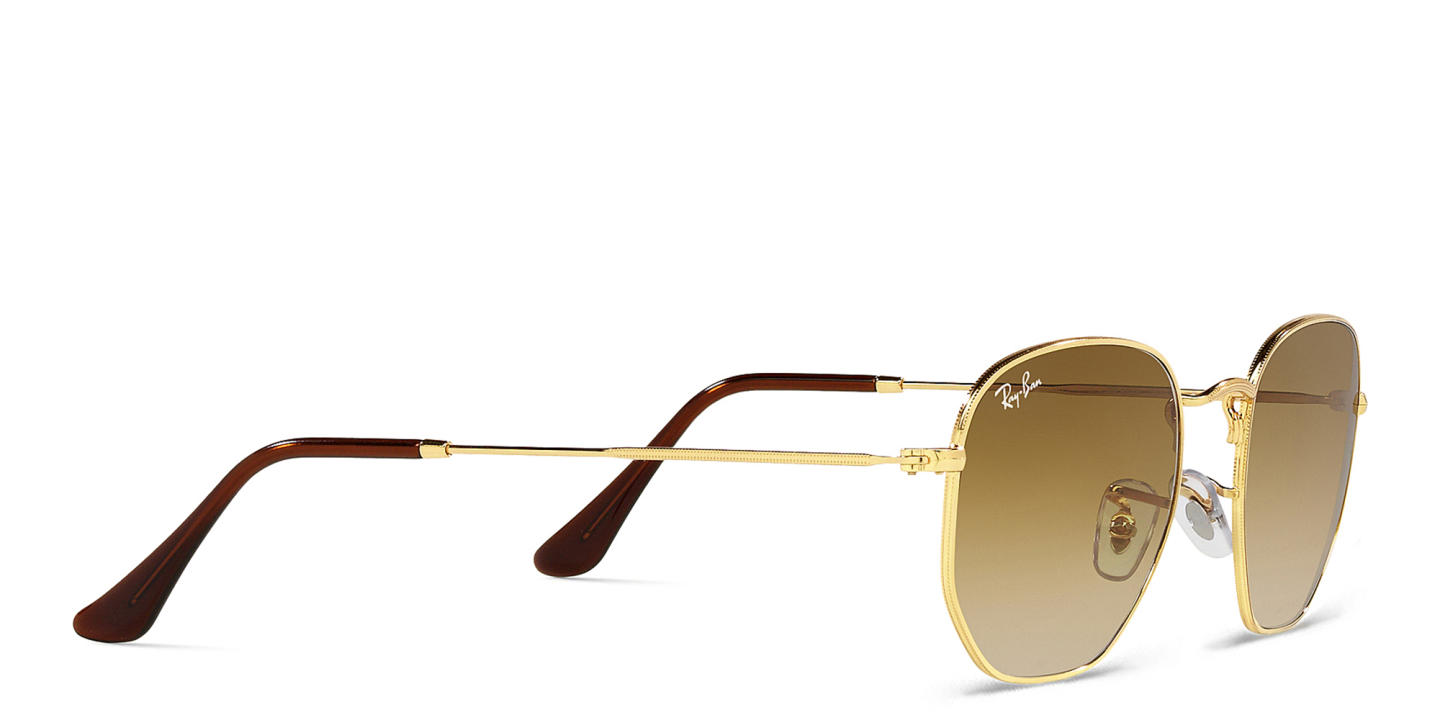 Ray-Ban Hexagonal Unisex Sunglasses in Brown – Product Photo 4