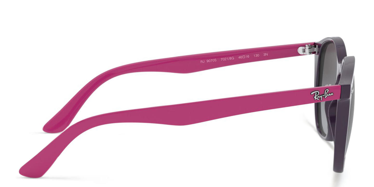 Ray-Ban Junior Kids Irregular Sunglasses in Violet – Product Photo 2