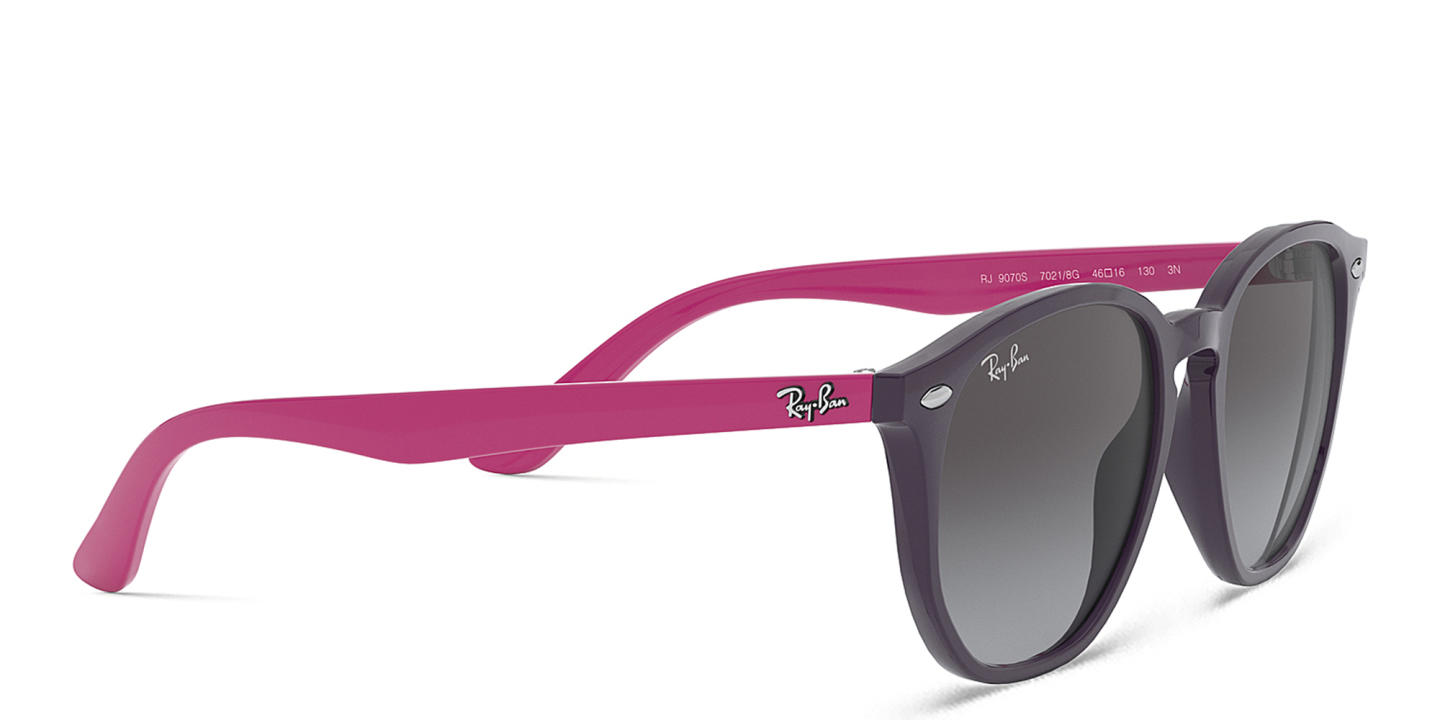 Ray-Ban Junior Kids Irregular Sunglasses in Violet – Product Photo 3