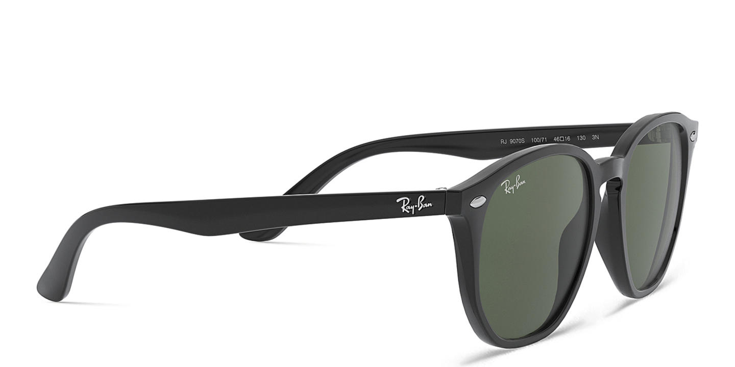 Ray-Ban Junior Kids Irregular Polished Sunglasses in Black – Product Photo 3