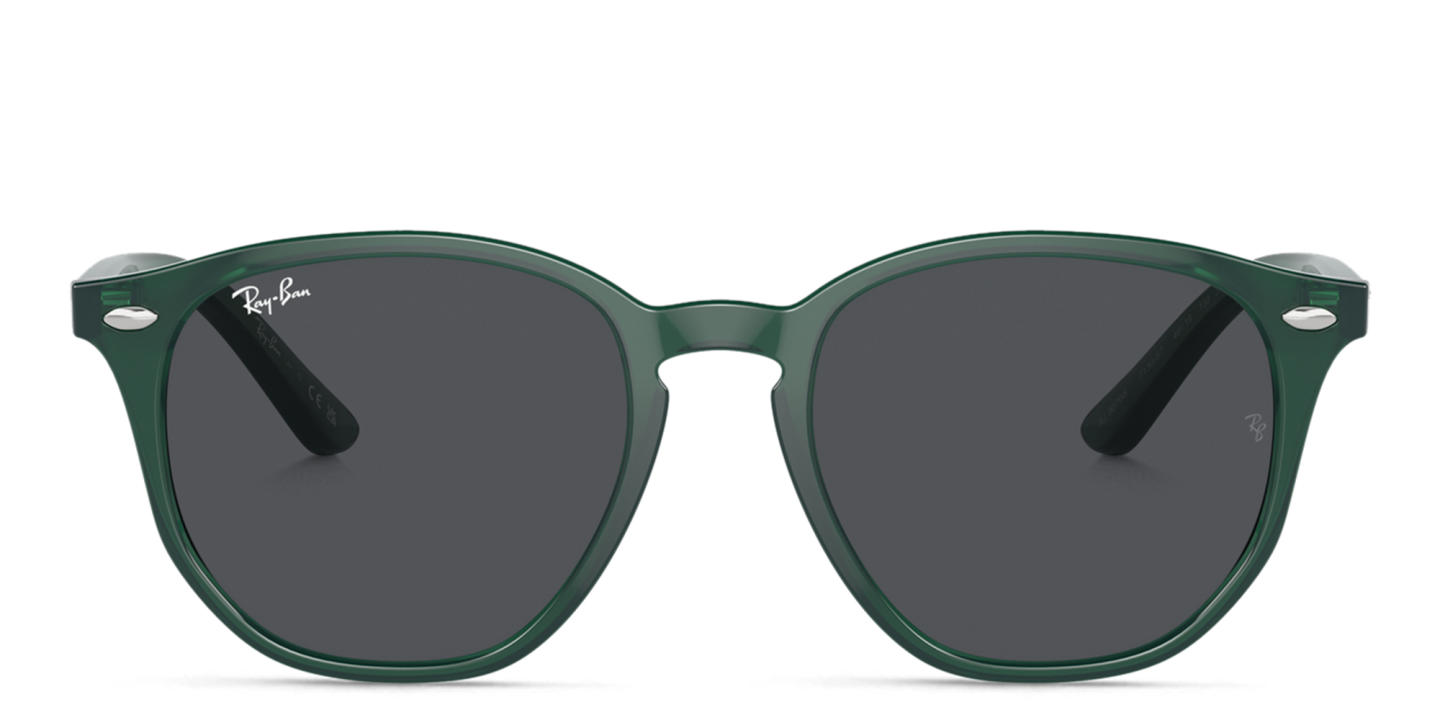 Ray-Ban Junior Kids Irregular Sunglasses in Green – Product Photo 0