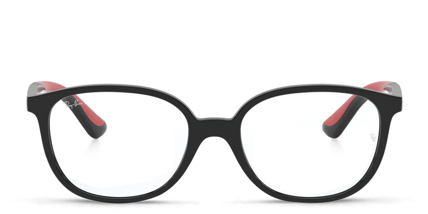 Ray-Ban Junior Kids Square Eyeglasses in Black – Product Photo 0