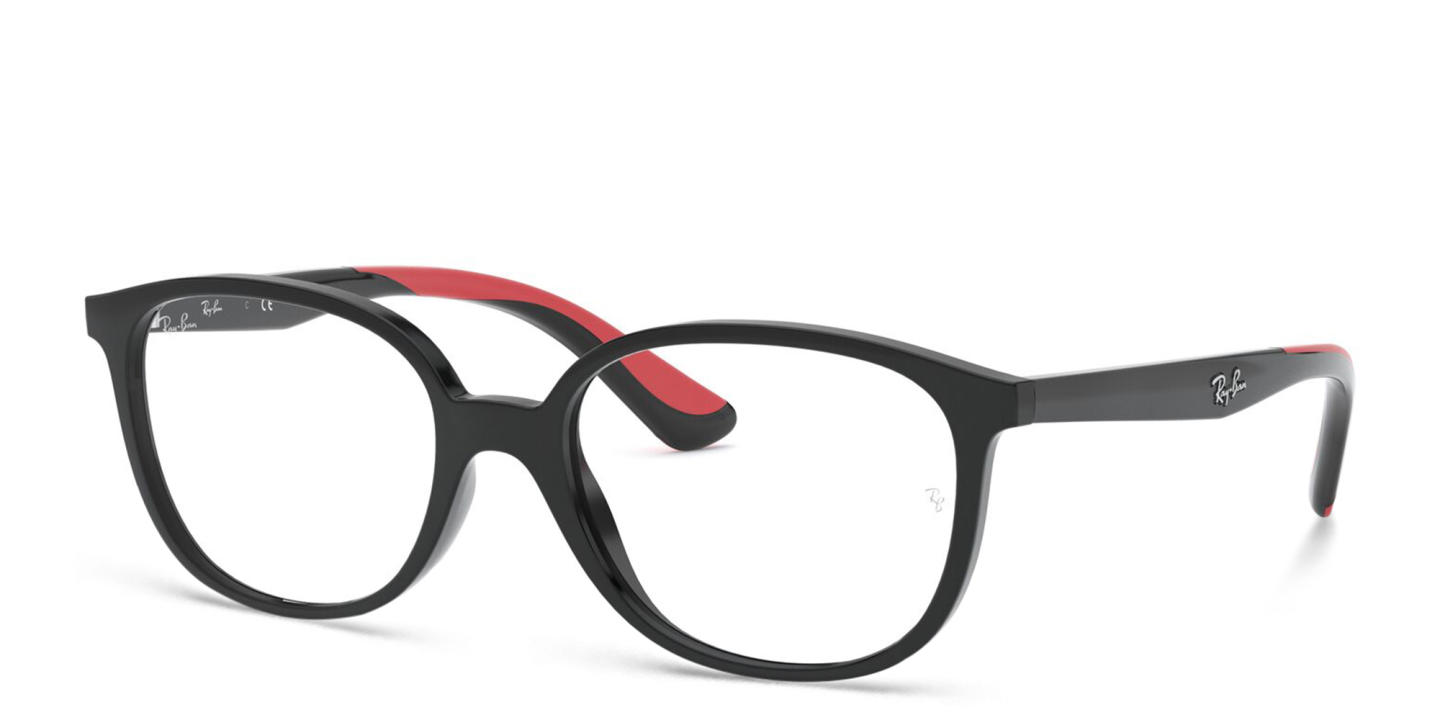 Ray-Ban Junior Kids Square Eyeglasses in Black – Product Photo 1