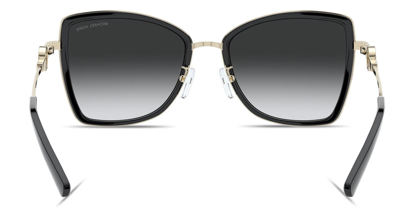 Michael Kors Corsica Butterfly Sunglasses in Black Gold – Product Photo 3