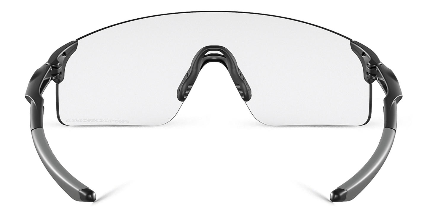 Shop Oakley EVZero™ Blades Rimless Wide Rectangle Sunglasses in Black online.