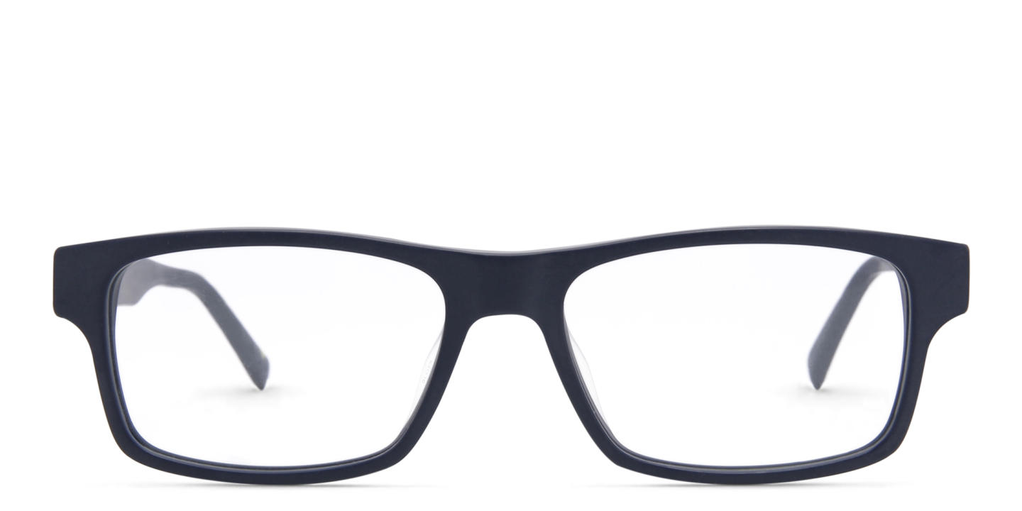 EYE'M Rectangle Eyeglasses in Blue – Product Photo 0