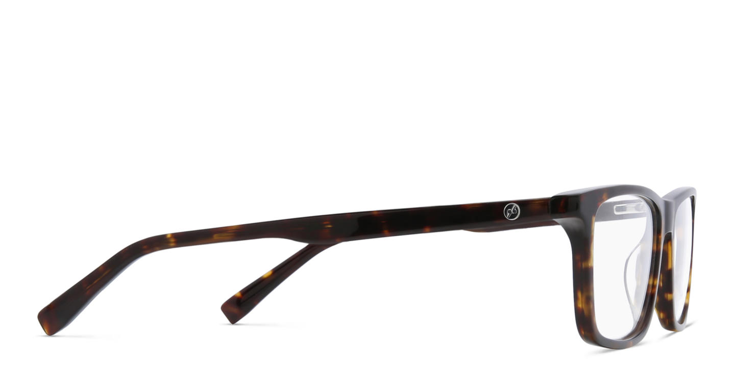 EYE'M Ferrari Unisex Rectangle Eyeglasses in Havana – Product Photo 3