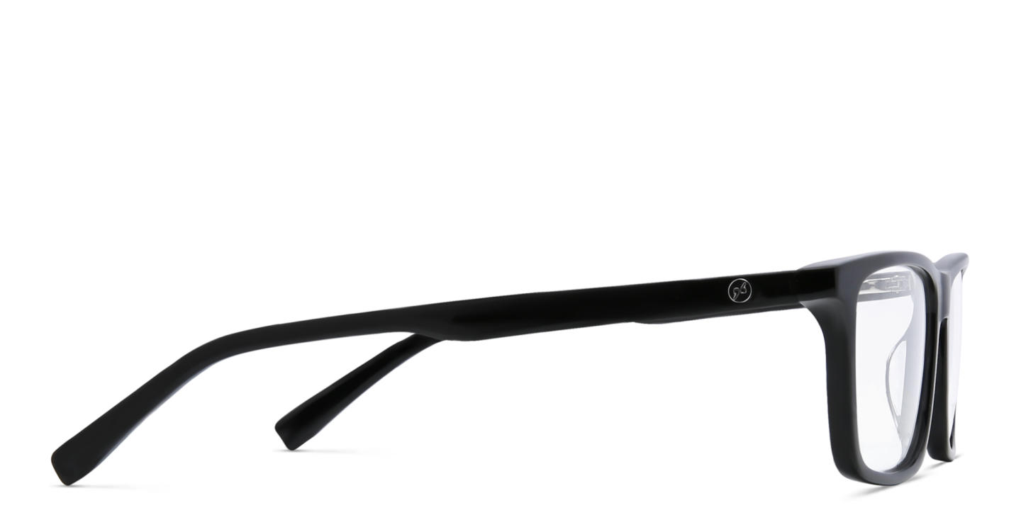 EYE'M Rectangle Eyeglasses in Black – Product Photo 3
