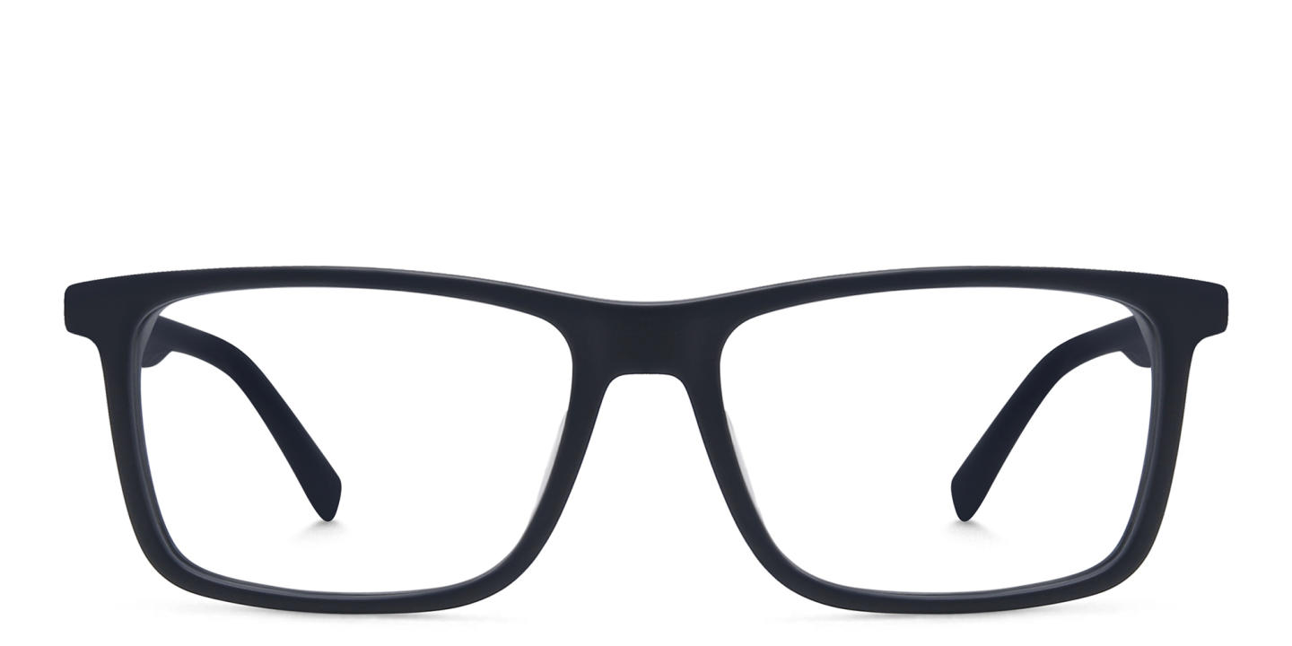 EYE'M Ferrari Unisex Rectangle Eyeglasses in Blue – Product Photo 0