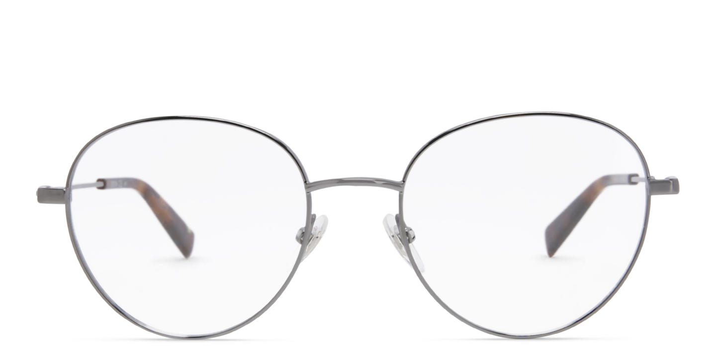 EYE'M Unisex Round Eyeglasses in Gunmetal – Product Photo 0