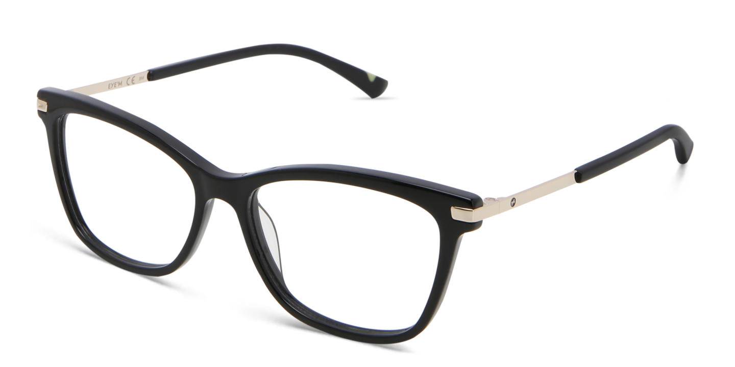 EYE'M Cat Eye Eyeglasses in Black – Product Photo 2