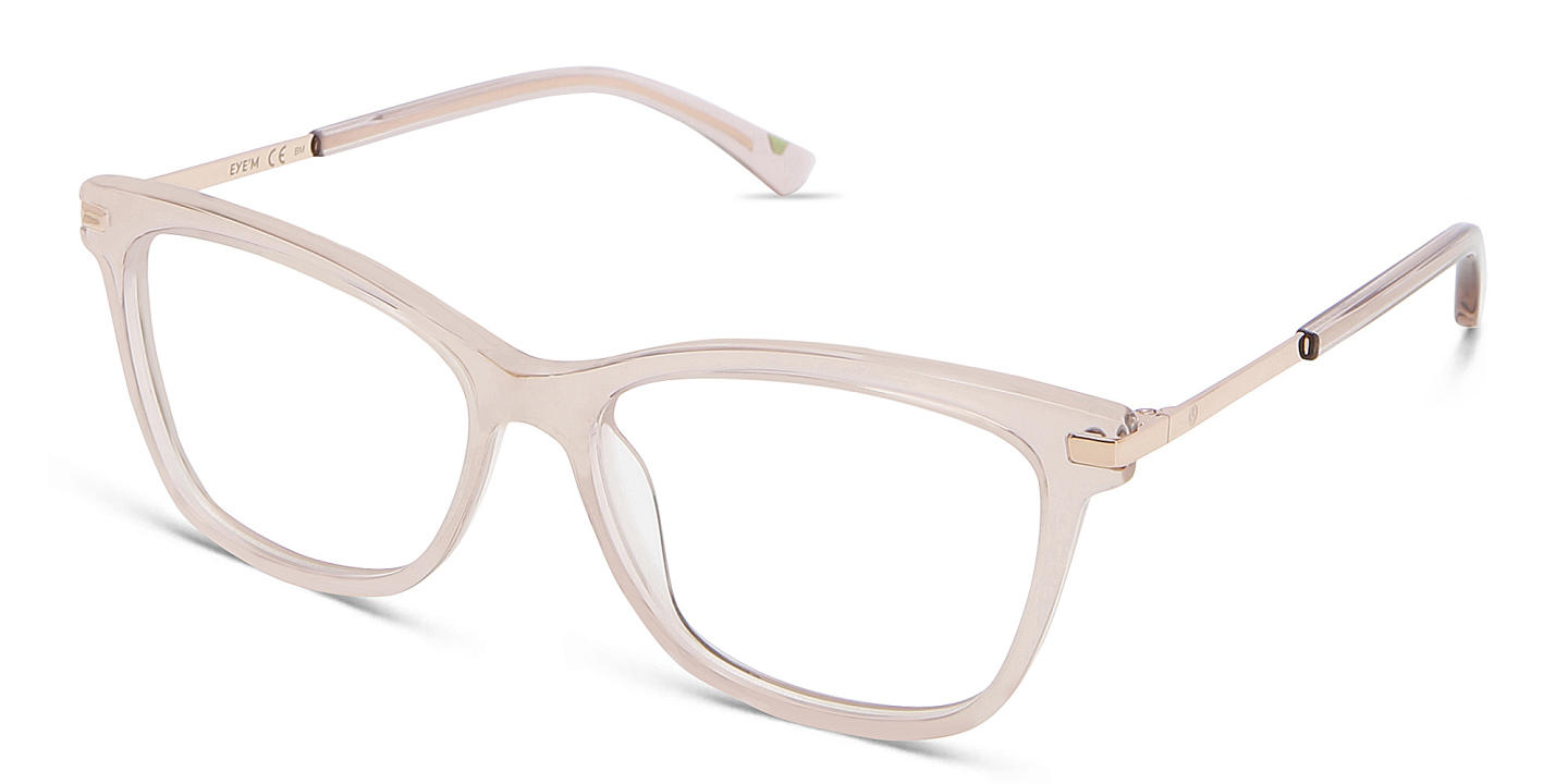 EYE'M Cat Eye Eyeglasses in Nude – Product Photo 2
