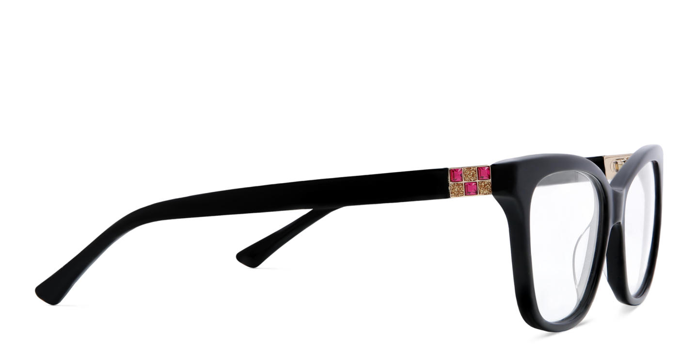 EYE'M Cat Eye Eyeglasses in Black – Product Photo 3