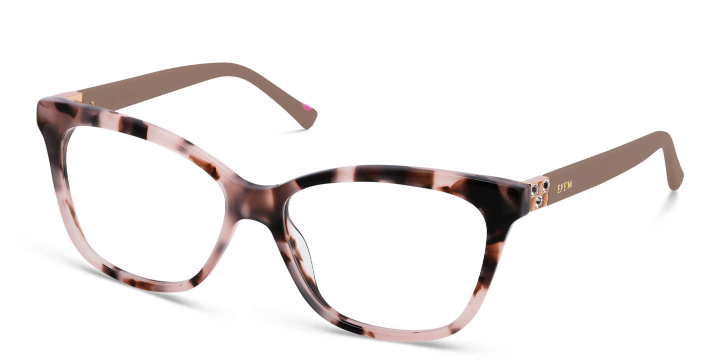 EYE'M Cat Eye Eyeglasses in Nude – Product Photo 2