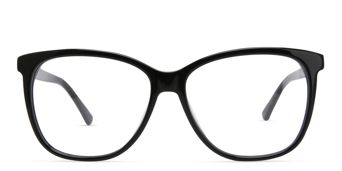 EYE'M Square Eyeglasses in Black – Product Photo 0