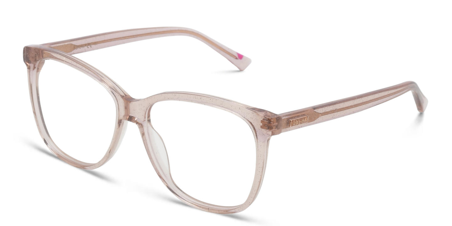 EYE'M Square Eyeglasses in Nude – Product Photo 2