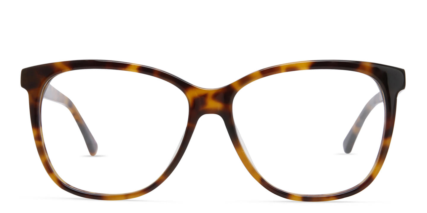EYE'M Square Eyeglasses in Havana – Product Photo 0