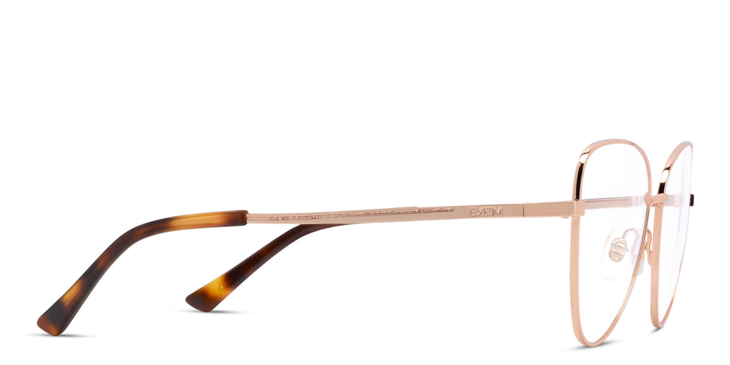 Shop EYE'M Cat Eye Eyeglasses in Rose Gold online.