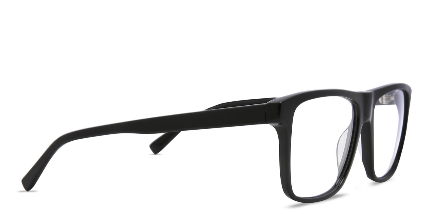 Shop EYE'M Square Eyeglasses in Black online.
