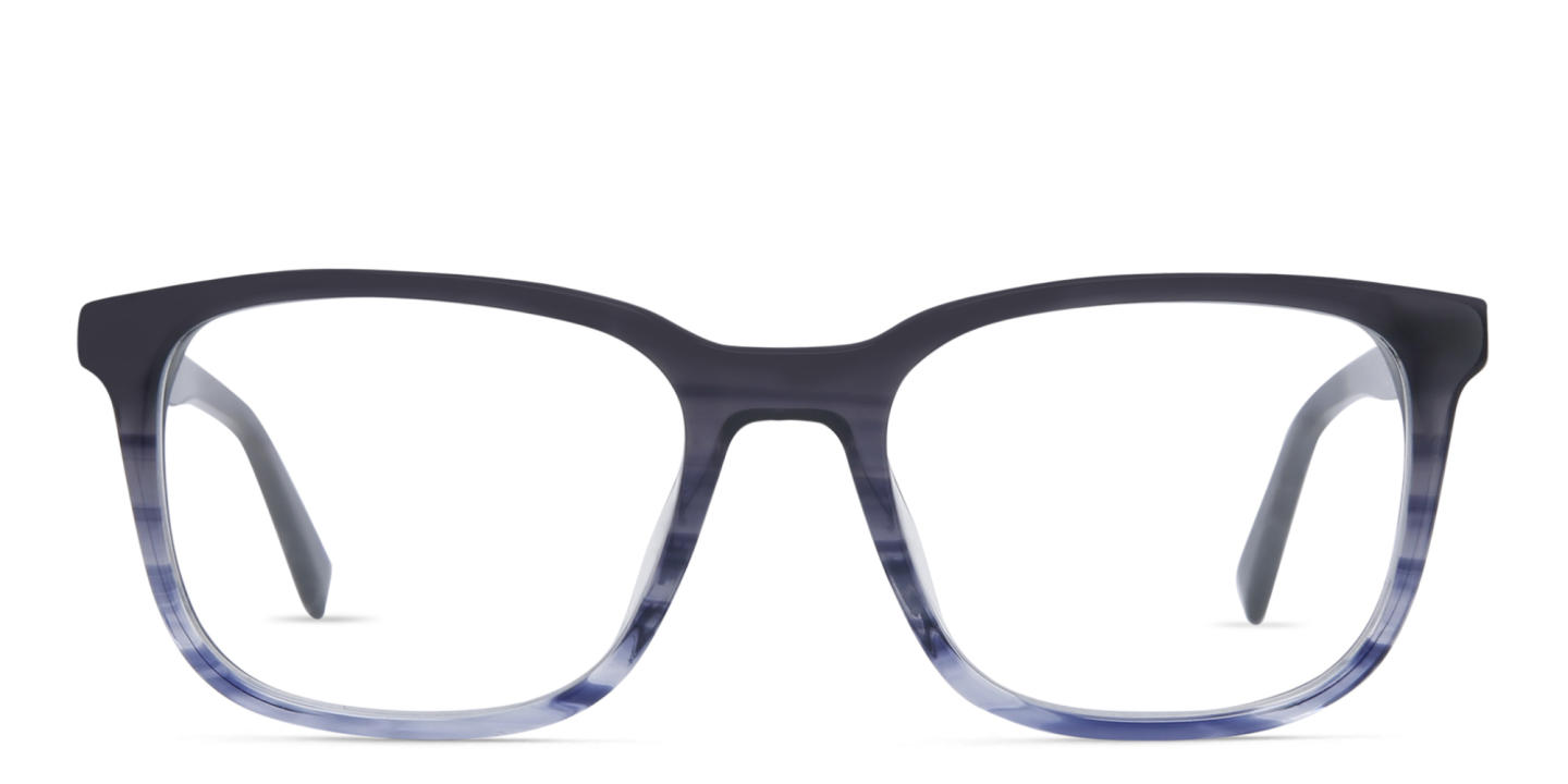 Shop EYE'M Square Eyeglasses in Blue online.