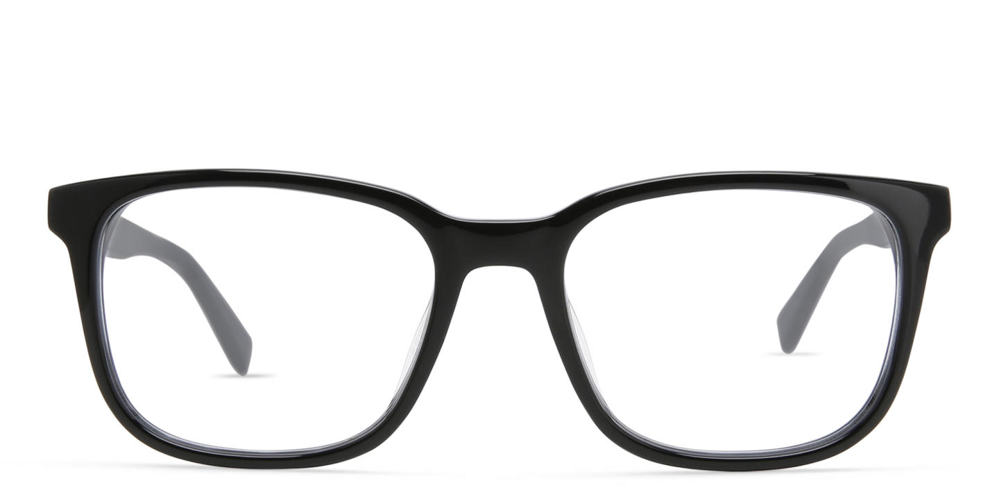 Shop EYE'M Square Eyeglasses in Black online.
