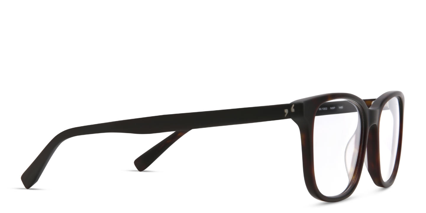 Shop EYE'M Square Eyeglasses in Dark Havana online.
