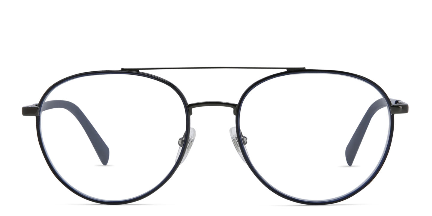 EYE'M Round Eyeglasses in Gunmetal – Product Photo 0