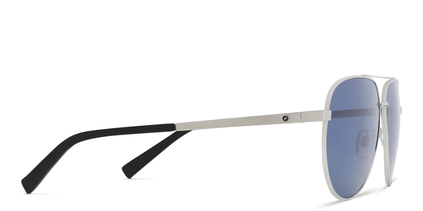 EYE'M Aviator Sunglasses in Silver – Product Photo 2
