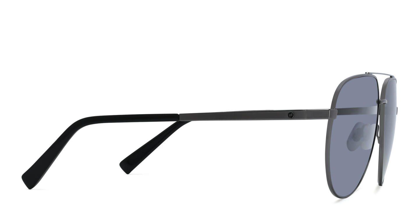 Shop EYE'M Aviator Sunglasses in Gunmetal online.