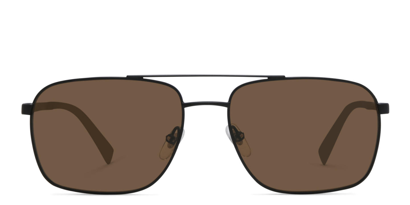 EYE'M Square Sunglasses in Black – Product Photo 0