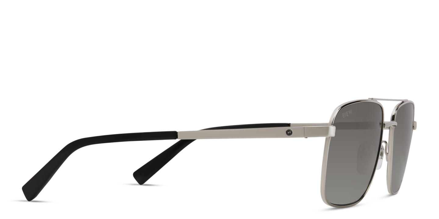 EYE'M Square Sunglasses in Silver – Product Photo 3