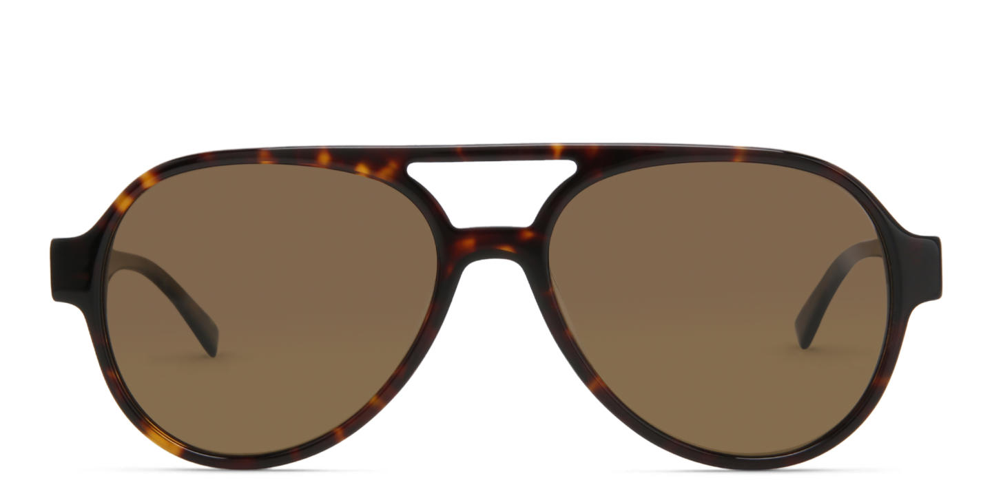 EYE'M Aviator Sunglasses in Havana – Product Photo 0