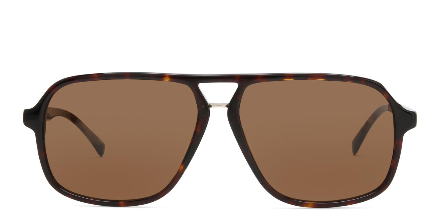 EYE'M Aviator Sunglasses in Havana – Product Photo 0