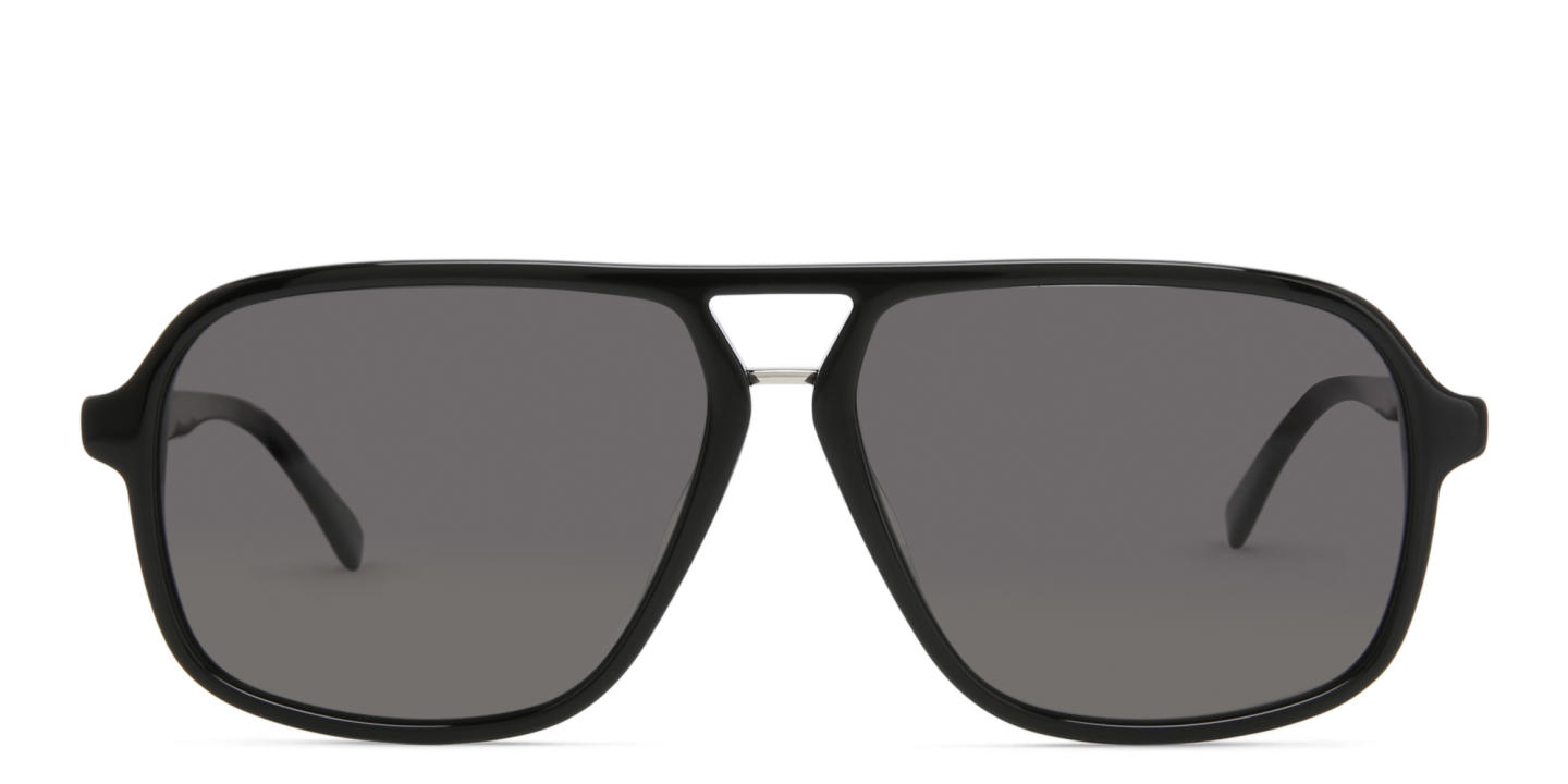 EYE'M Aviator Sunglasses in Black – Product Photo 0