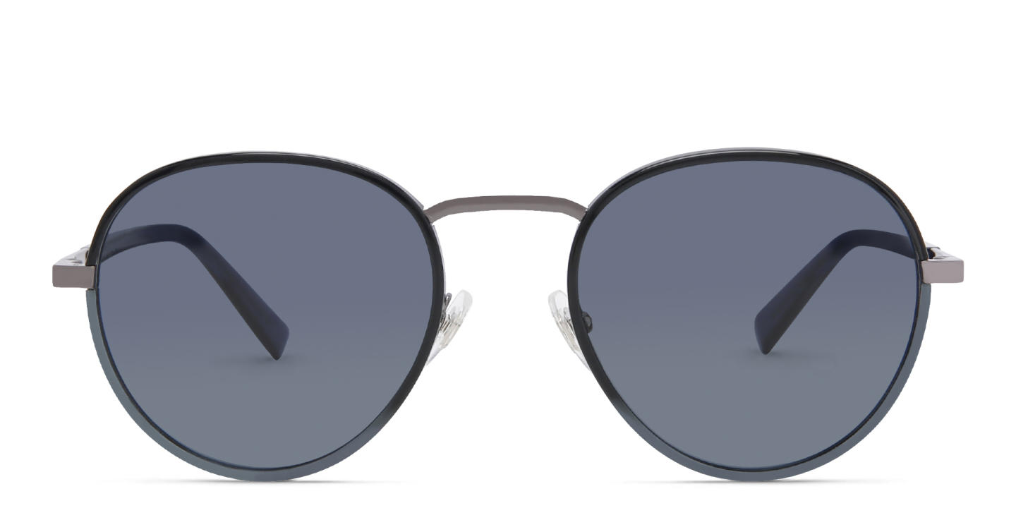 Shop EYE'M Round Sunglasses in Gunmetal online.