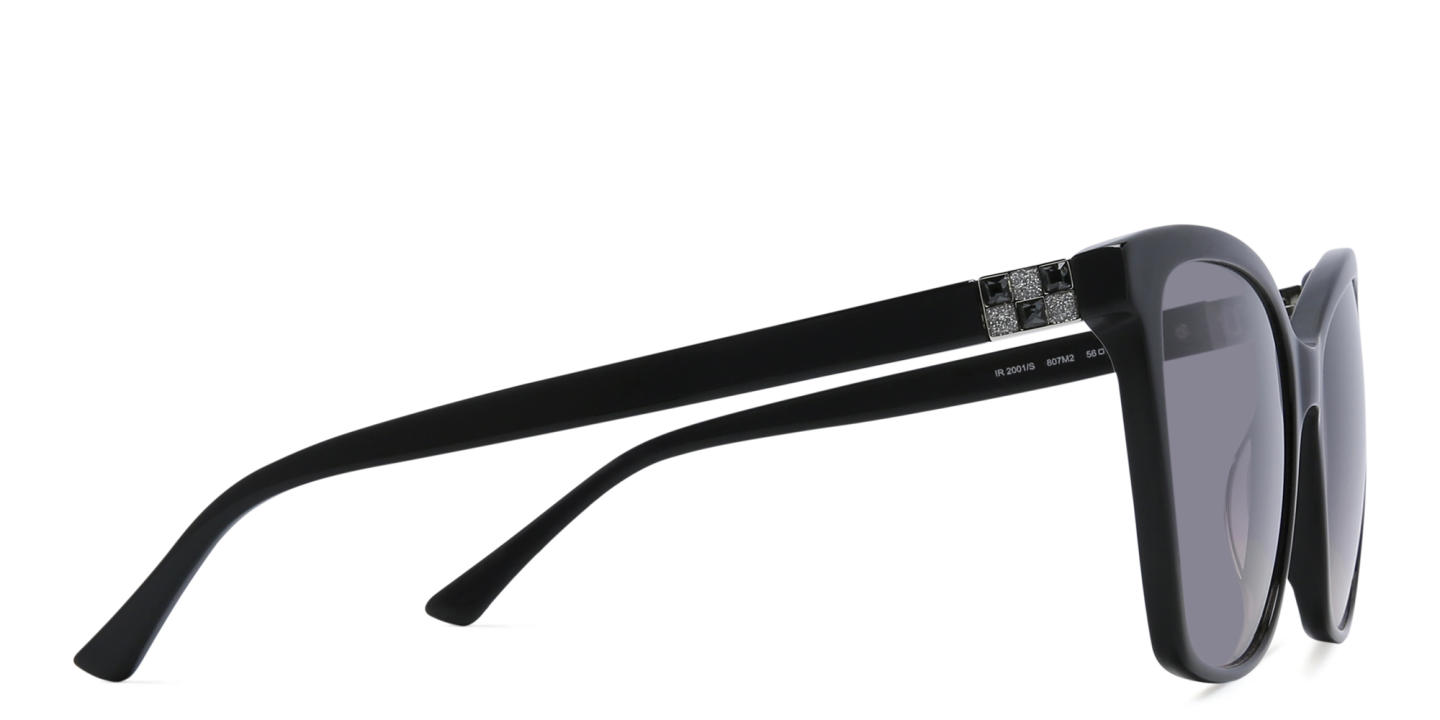 EYE'M Cat Eye Sunglasses in Black – Product Photo 3