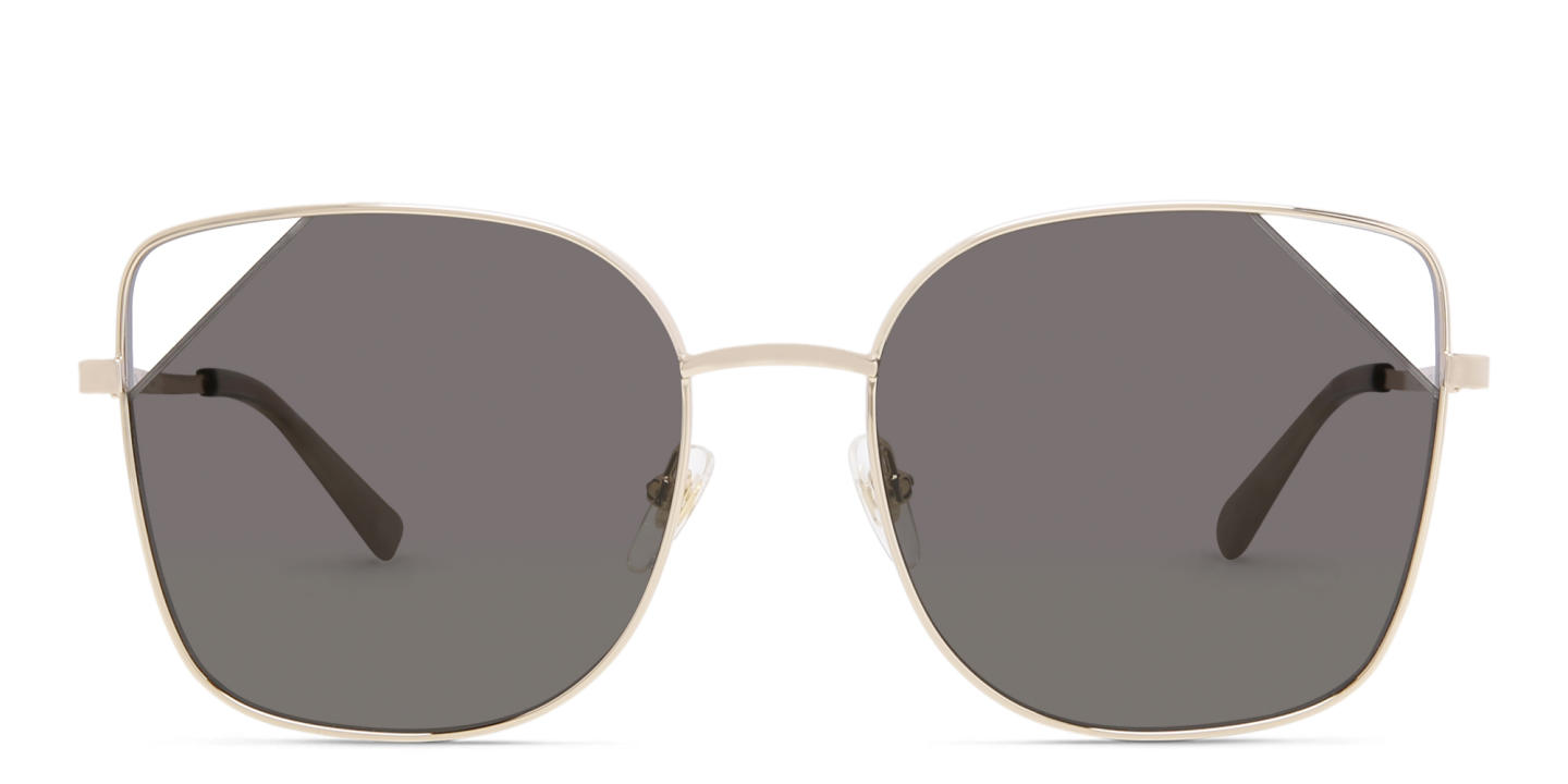 Shop EYE'M Cat Eye Sunglasses in Gold online.