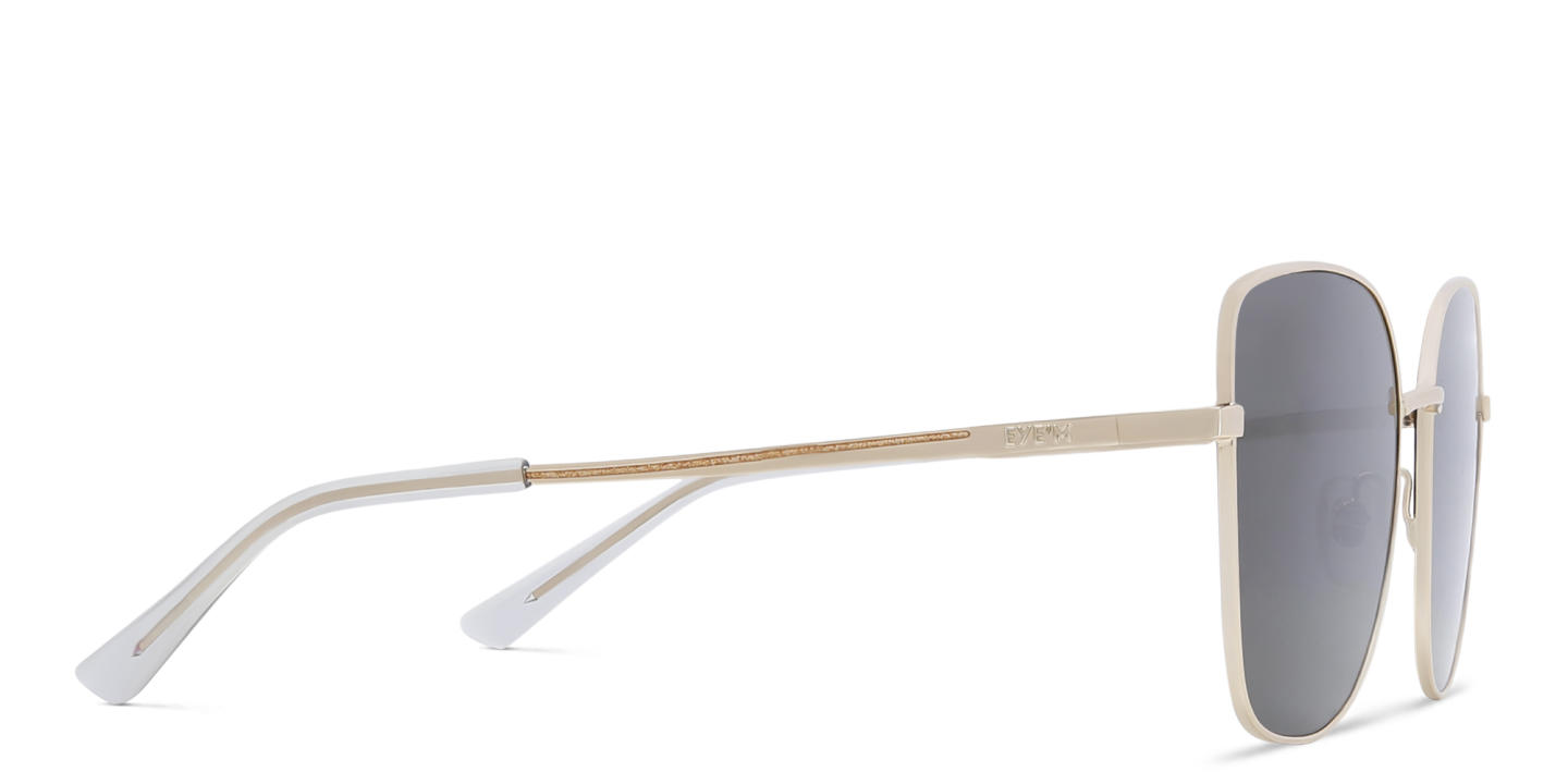 Shop EYE'M Cat Eye Sunglasses in Gold online.
