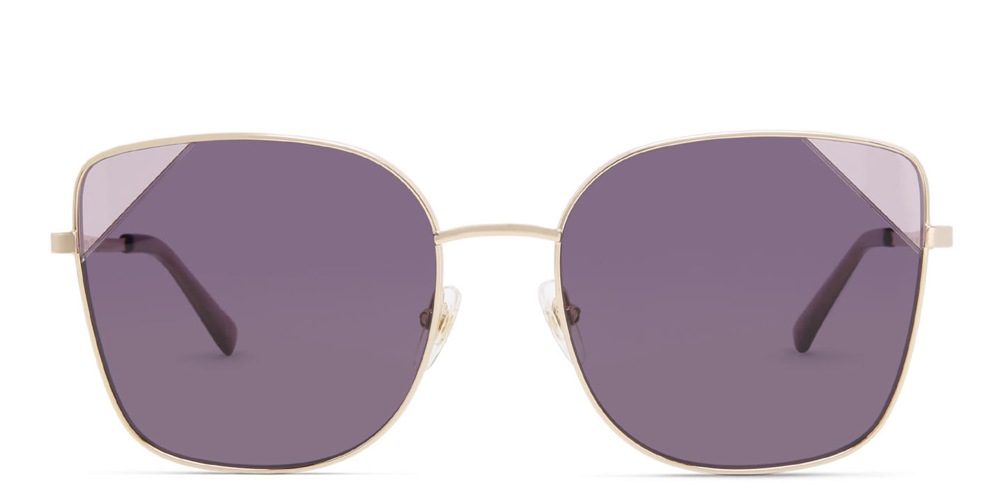 Shop EYE'M Cat Eye Sunglasses in Gold online.
