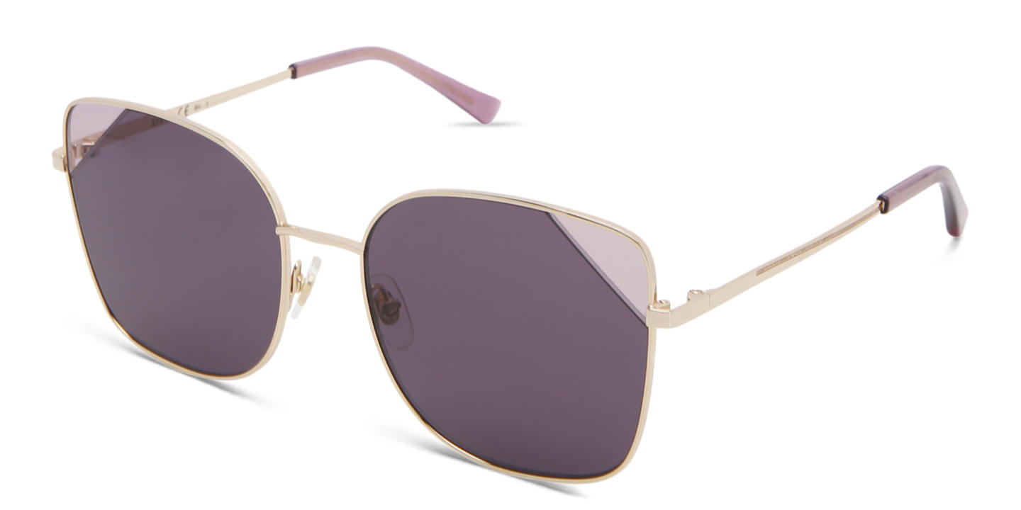 Shop EYE'M Cat Eye Sunglasses in Gold online.