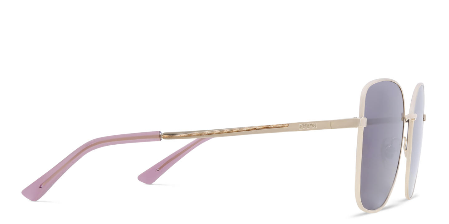 Shop EYE'M Cat Eye Sunglasses in Gold online.