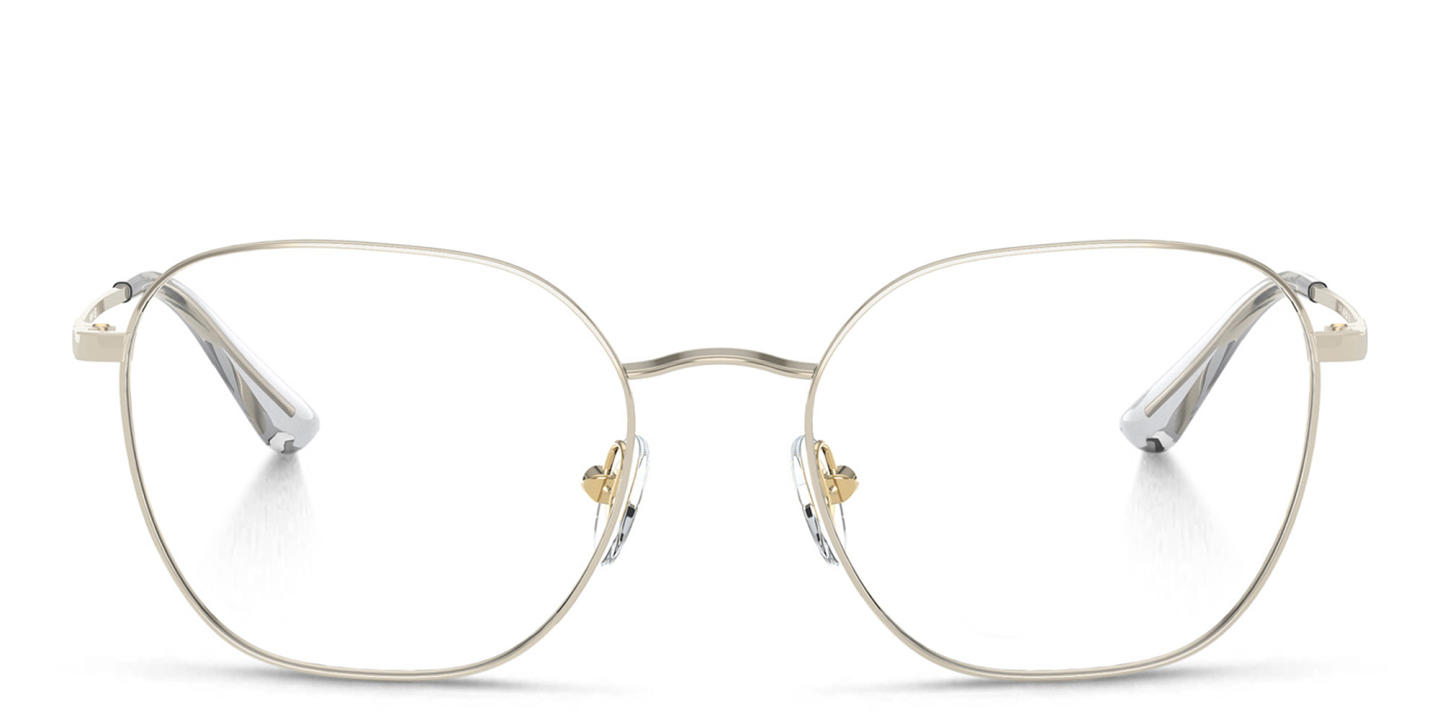 Vogue Eyewear Square Eyeglasses in Gold – Product Photo 0