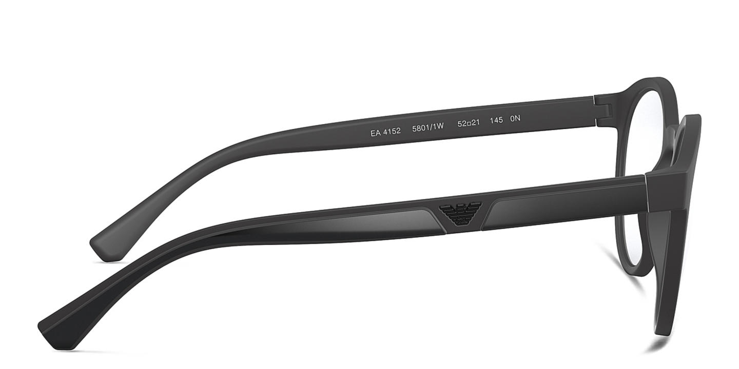 Emporio Armani Panthos Eyeglasses in Black – Product Photo 2