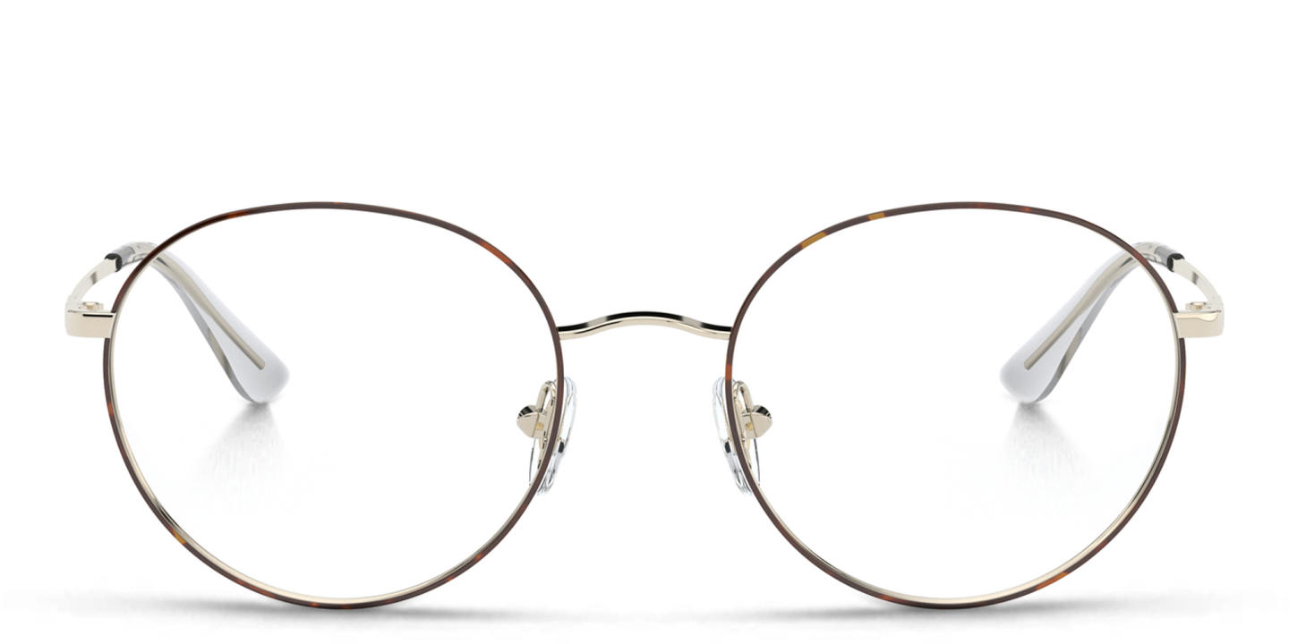 Vogue Eyewear Round Eyeglasses in Gold – Product Photo 0